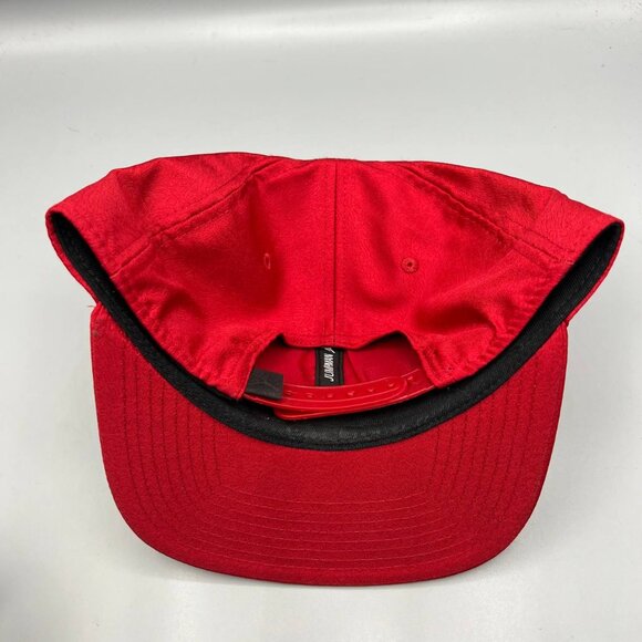 Air Jordan Hat Men Red Metal Logo Gold Cement Elephant Jumpman Snap Back Cap - Picture 7 of 8